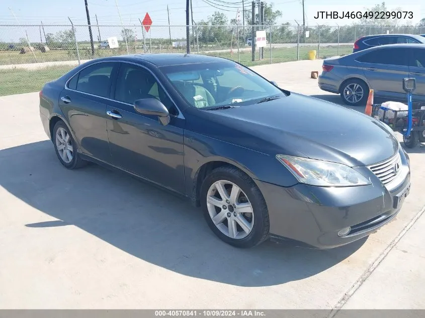 2009 Lexus Es 350 VIN: JTHBJ46G492299073 Lot: 40570841