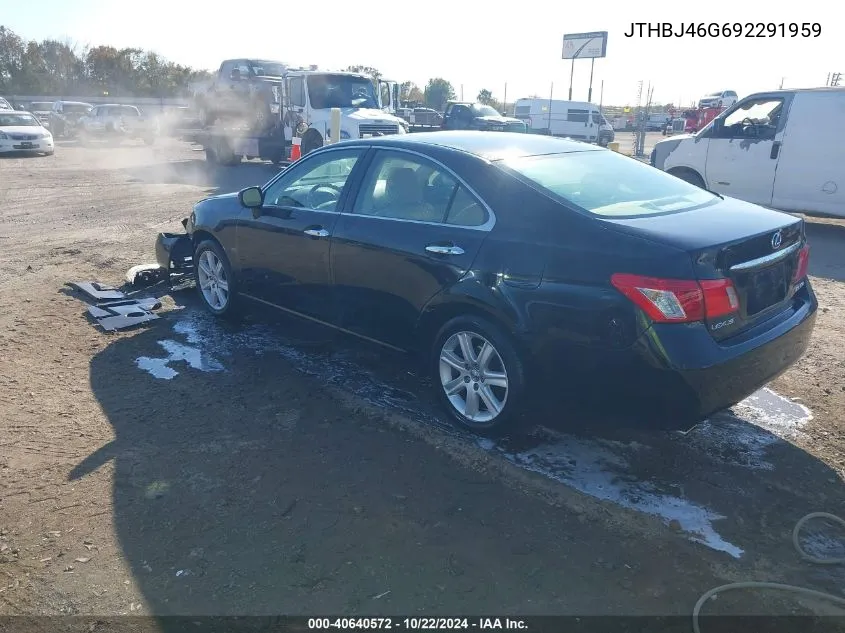 2009 Lexus Es 350 VIN: JTHBJ46G692291959 Lot: 40640572