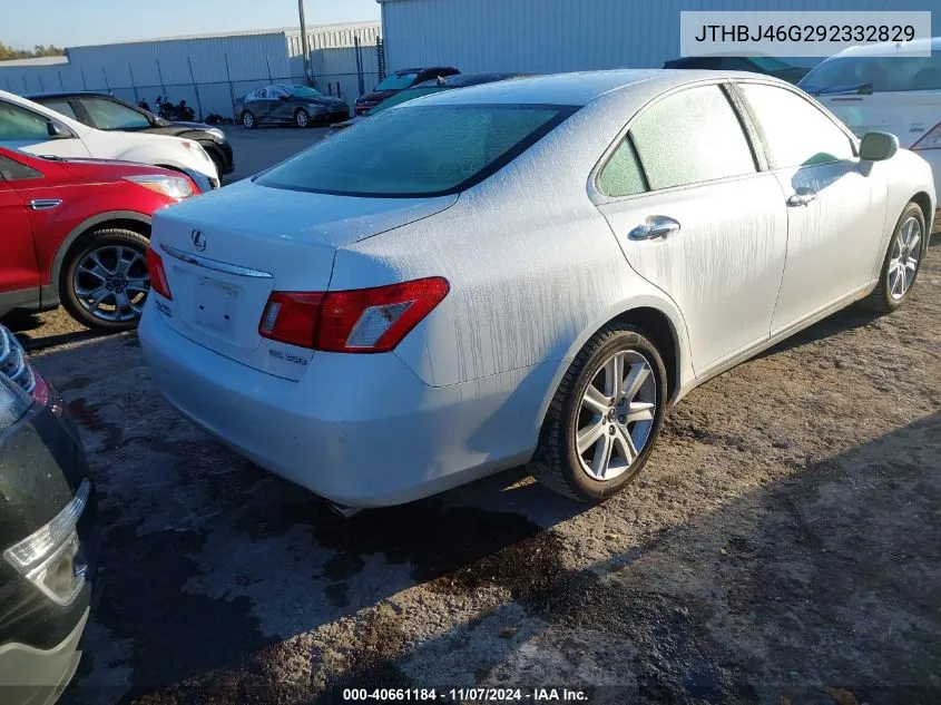 2009 Lexus Es 350 VIN: JTHBJ46G292332829 Lot: 40661184