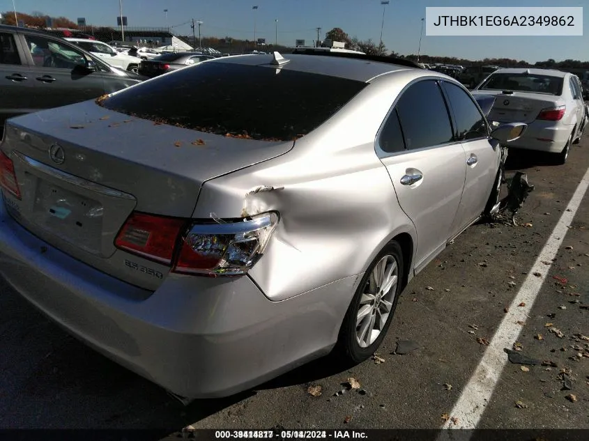 2010 Lexus Es 350 VIN: JTHBK1EG6A2349862 Lot: 39414817