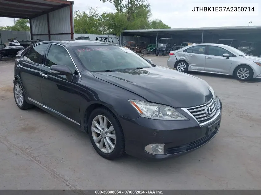 JTHBK1EG7A2350714 2010 Lexus Es 350