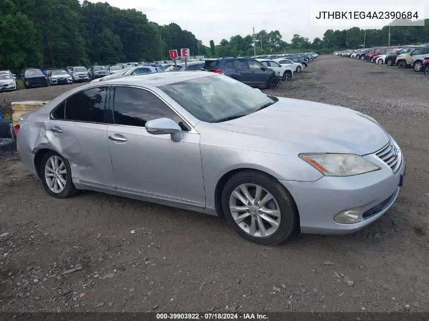 2010 Lexus Es 350 VIN: JTHBK1EG4A2390684 Lot: 39903922