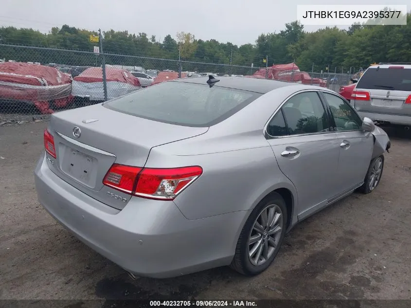 2010 Lexus Es 350 VIN: JTHBK1EG9A2395377 Lot: 40232705