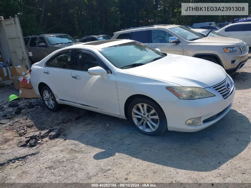 2010 Lexus Es 350 VIN: JTHBK1EG3A2391308 Lot: 40293185