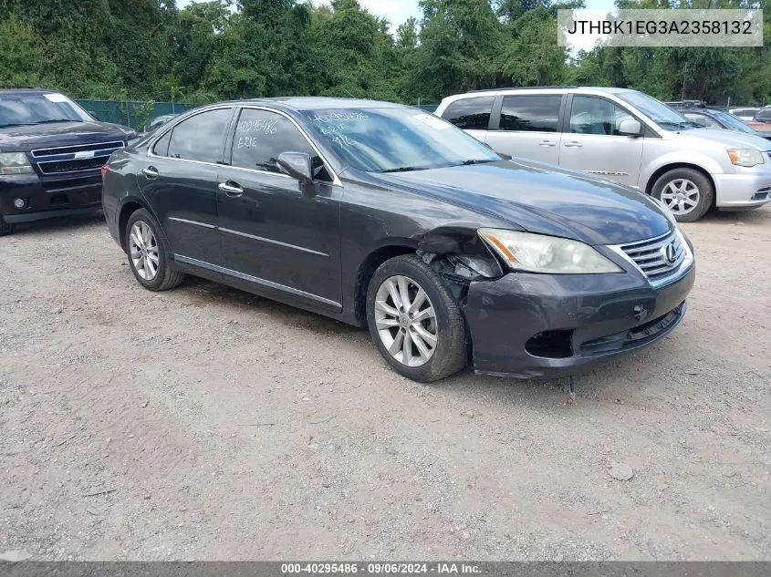 JTHBK1EG3A2358132 2010 Lexus Es 350