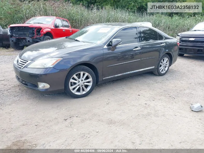 2010 Lexus Es 350 VIN: JTHBK1EG3A2358132 Lot: 40295486