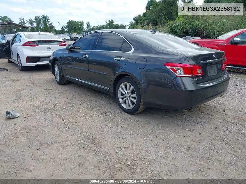 2010 Lexus Es 350 VIN: JTHBK1EG3A2358132 Lot: 40295486