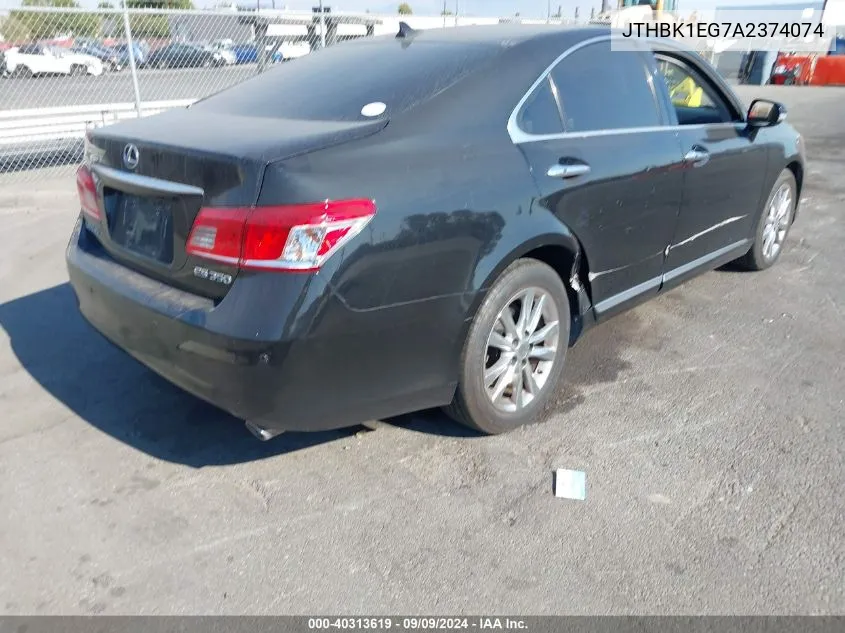 JTHBK1EG7A2374074 2010 Lexus Es 350