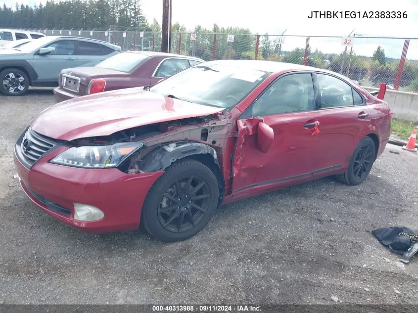 JTHBK1EG1A2383336 2010 Lexus Es 350