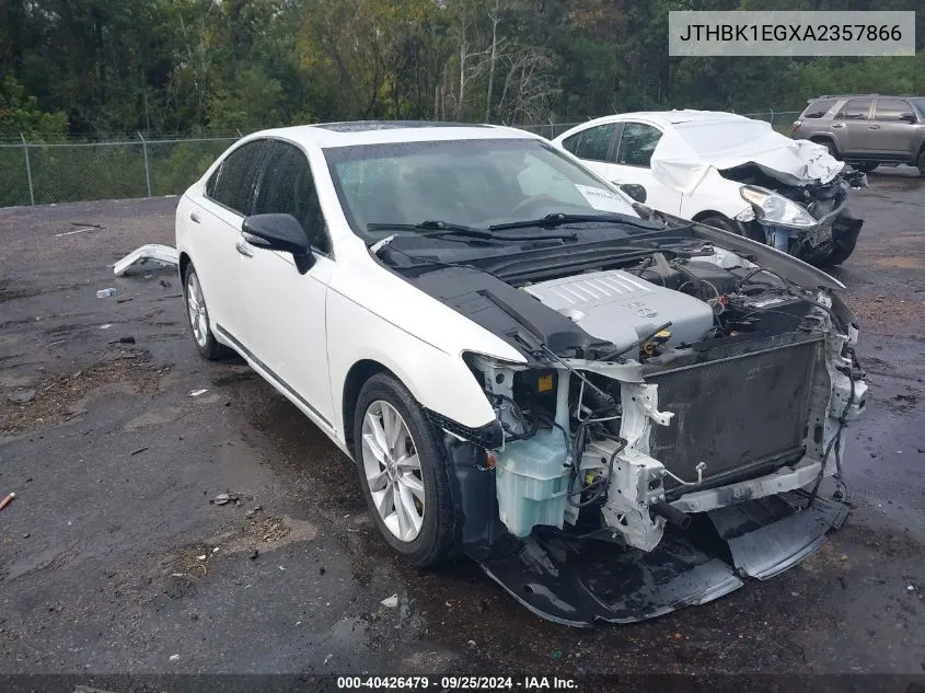 2010 Lexus Es 350 VIN: JTHBK1EGXA2357866 Lot: 40426479