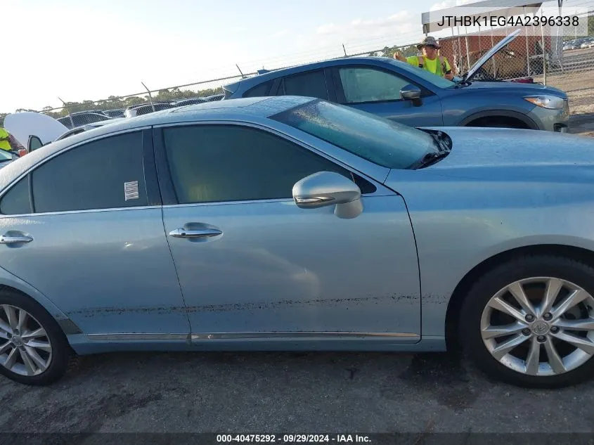 2010 Lexus Es 350 VIN: JTHBK1EG4A2396338 Lot: 40475292