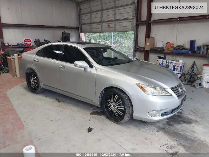 2010 Lexus Es 350 VIN: JTHBK1EGXA2393024 Lot: 40485915