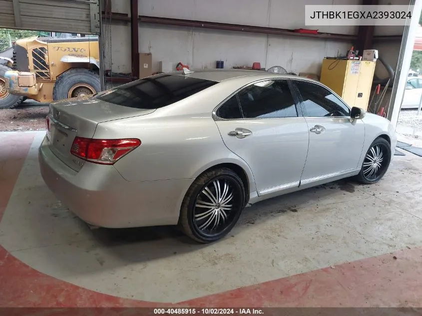 JTHBK1EGXA2393024 2010 Lexus Es 350