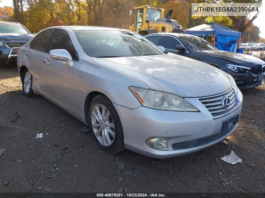 2010 Lexus Es 350 VIN: JTHBK1EG4A2390684 Lot: 40679281