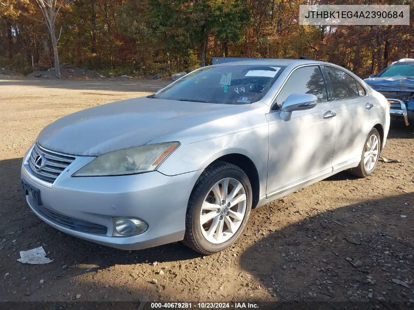 2010 Lexus Es 350 VIN: JTHBK1EG4A2390684 Lot: 40679281