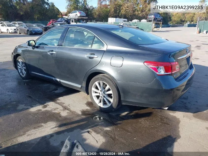 2010 Lexus Es 350 VIN: JTHBK1EG9A2399235 Lot: 40712420