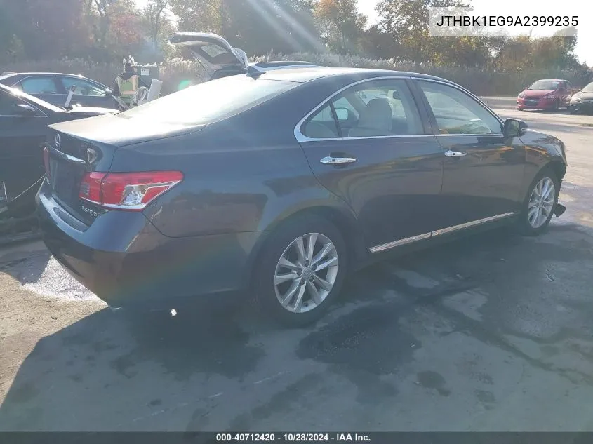 2010 Lexus Es 350 VIN: JTHBK1EG9A2399235 Lot: 40712420