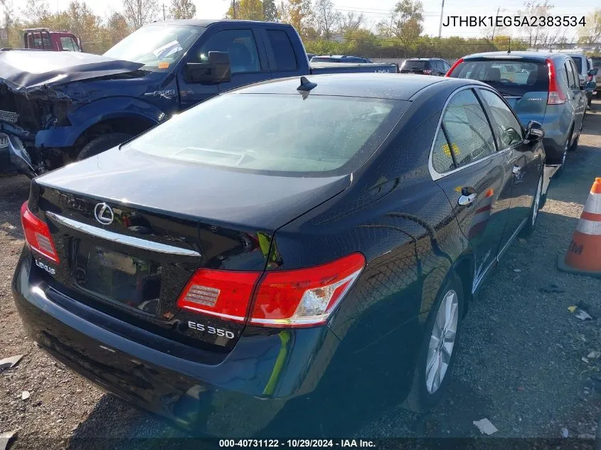 JTHBK1EG5A2383534 2010 Lexus Es 350