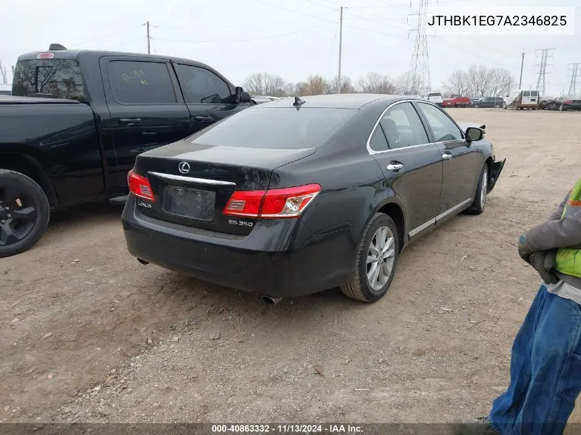 2010 Lexus Es 350 VIN: JTHBK1EG7A2346825 Lot: 40863332