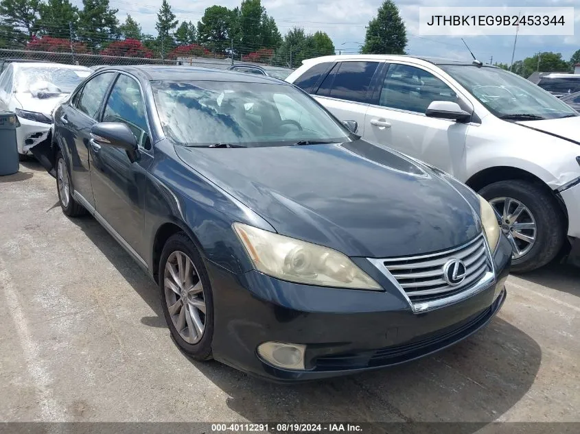 JTHBK1EG9B2453344 2011 Lexus Es 350