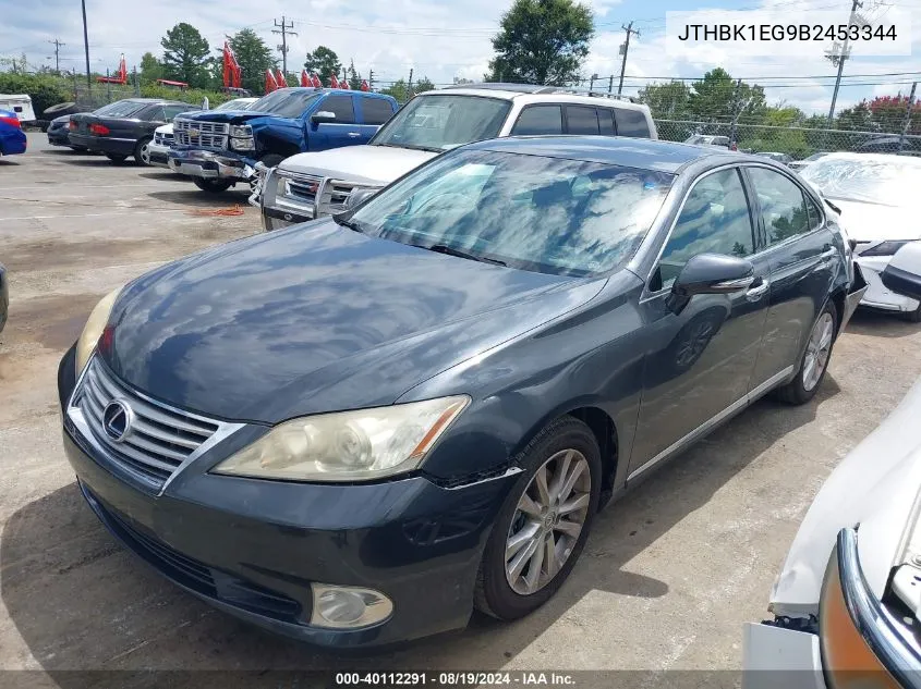 2011 Lexus Es 350 VIN: JTHBK1EG9B2453344 Lot: 40112291