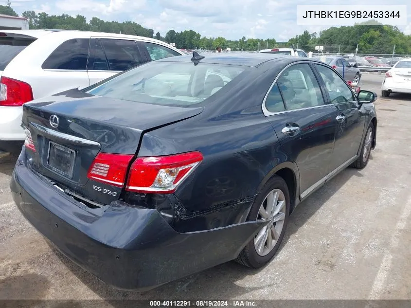 2011 Lexus Es 350 VIN: JTHBK1EG9B2453344 Lot: 40112291