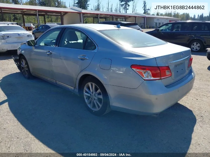 2011 Lexus Es 350 VIN: JTHBK1EG8B2444862 Lot: 40154983