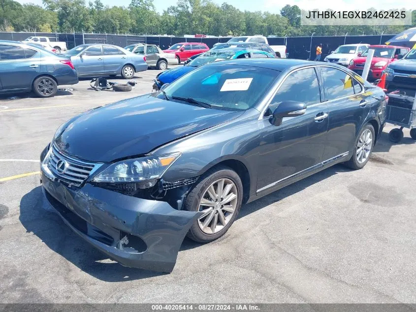 2011 Lexus Es 350 VIN: JTHBK1EGXB2462425 Lot: 40205414