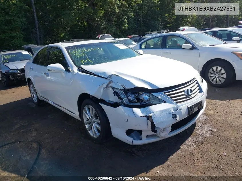 2011 Lexus Es 350 350 VIN: JTHBK1EGXB2427531 Lot: 40286642