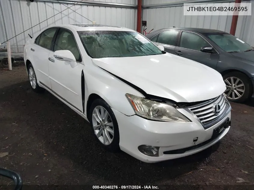 2011 Lexus Es 350 VIN: JTHBK1EG4B2469595 Lot: 40340276