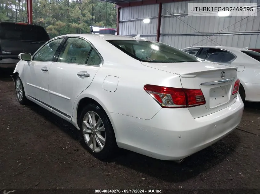 JTHBK1EG4B2469595 2011 Lexus Es 350