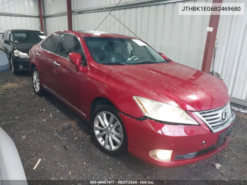 JTHBK1EG6B2469680 2011 Lexus Es 350