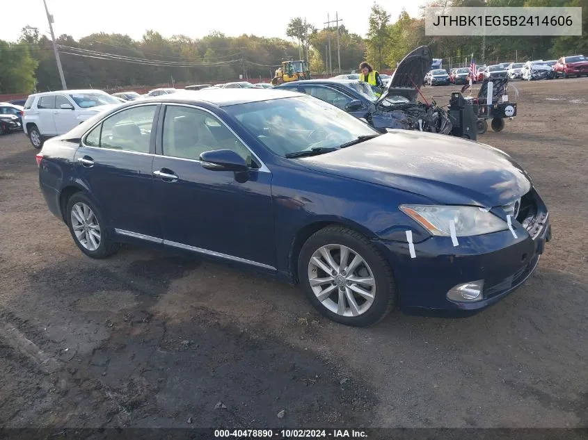 JTHBK1EG5B2414606 2011 Lexus Es 350