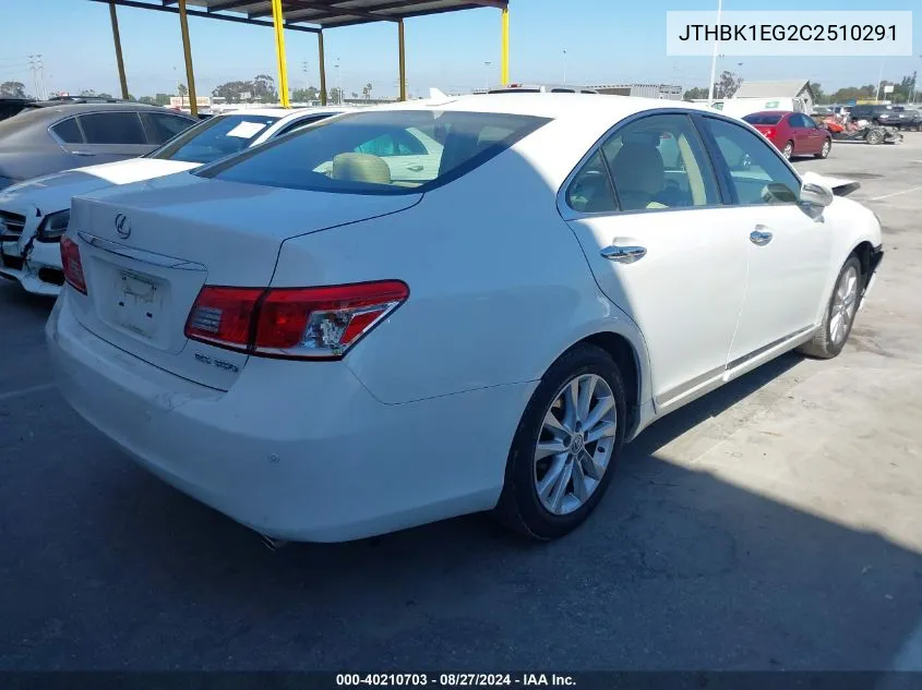 JTHBK1EG2C2510291 2012 Lexus Es 350