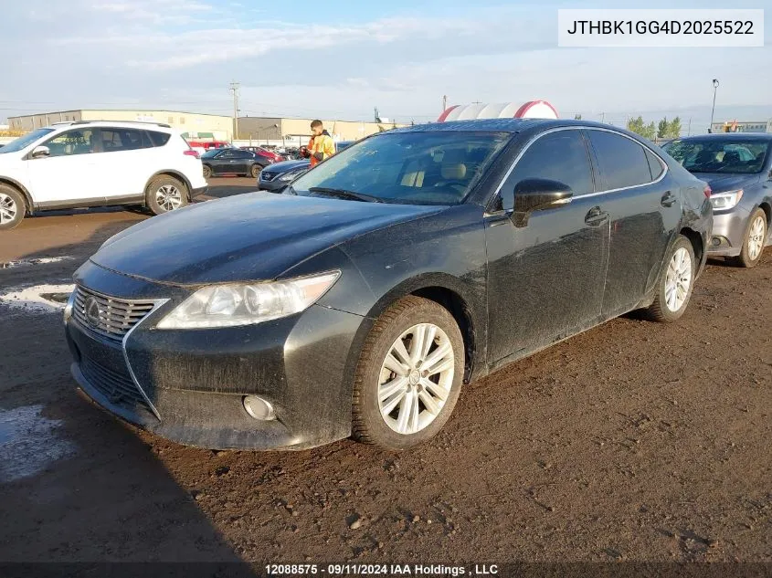 JTHBK1GG4D2025522 2013 Lexus Es 350 350