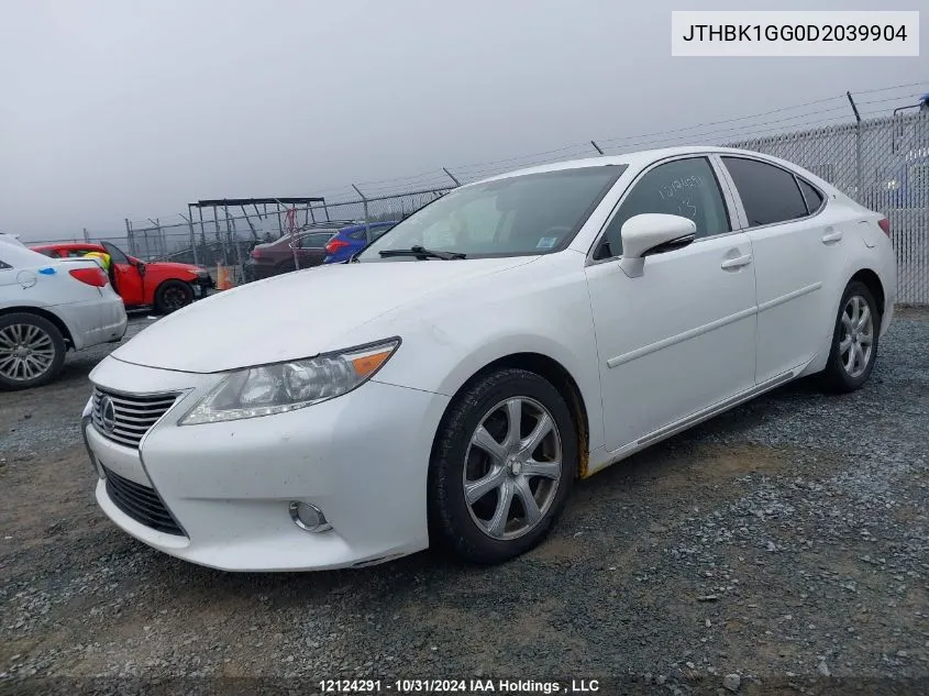 2013 Lexus Es 350 350 VIN: JTHBK1GG0D2039904 Lot: 12124291