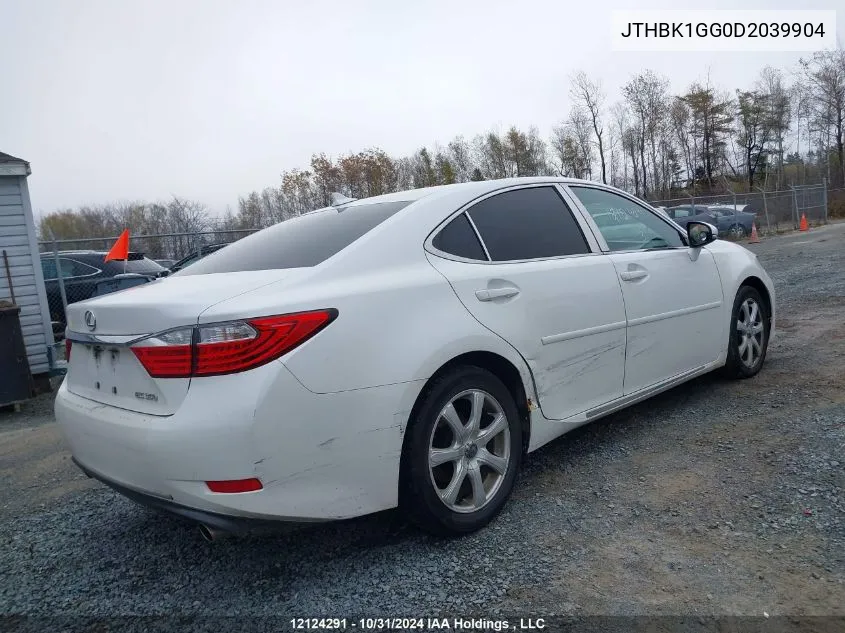 2013 Lexus Es 350 350 VIN: JTHBK1GG0D2039904 Lot: 12124291