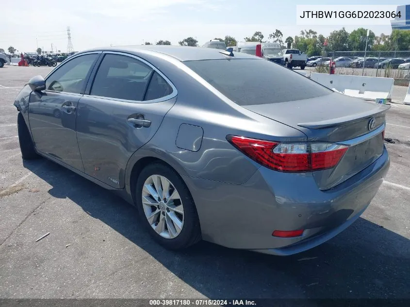 2013 Lexus Es 300H VIN: JTHBW1GG6D2023064 Lot: 39817180