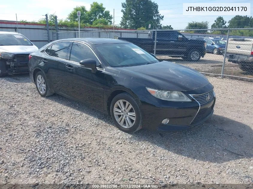 JTHBK1GG2D2041170 2013 Lexus Es 350