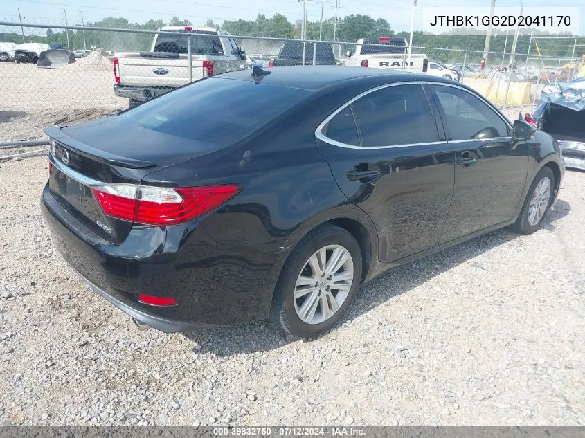 JTHBK1GG2D2041170 2013 Lexus Es 350