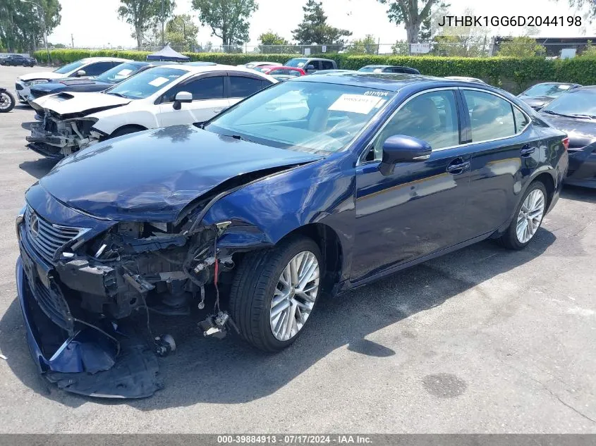 2013 Lexus Es 350 VIN: JTHBK1GG6D2044198 Lot: 39884913