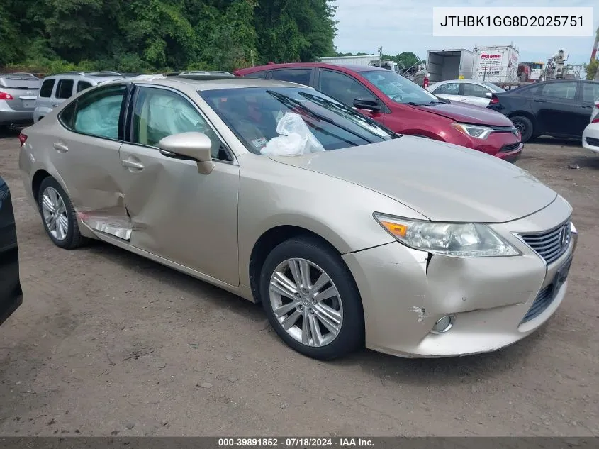 JTHBK1GG8D2025751 2013 Lexus Es 350