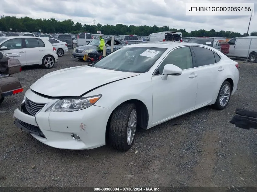 2013 Lexus Es 350 VIN: JTHBK1GG0D2059456 Lot: 39980394