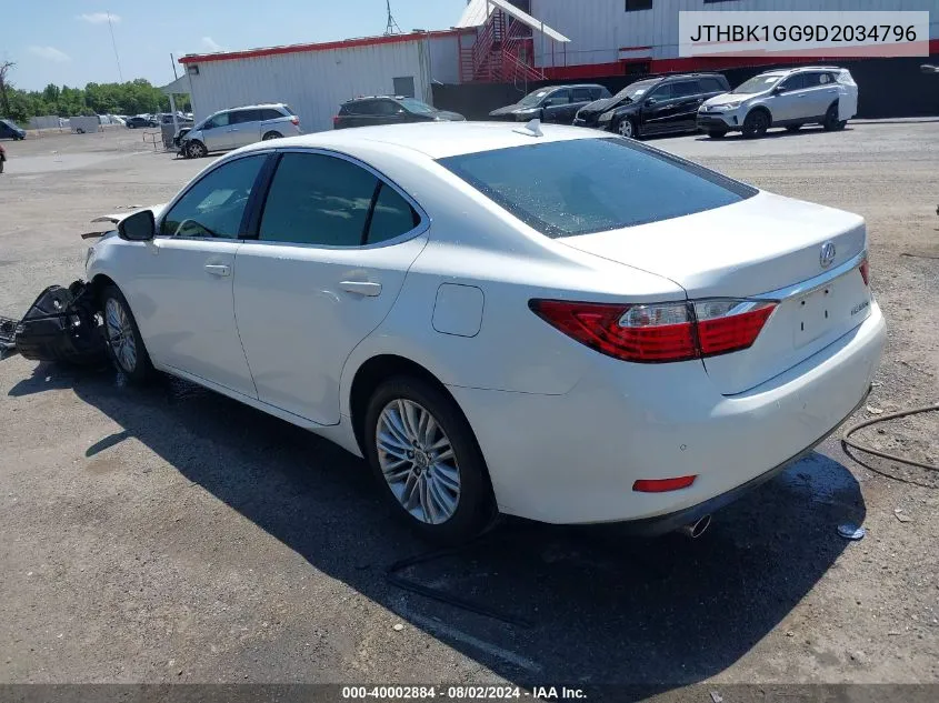 2013 Lexus Es 350 VIN: JTHBK1GG9D2034796 Lot: 40002884