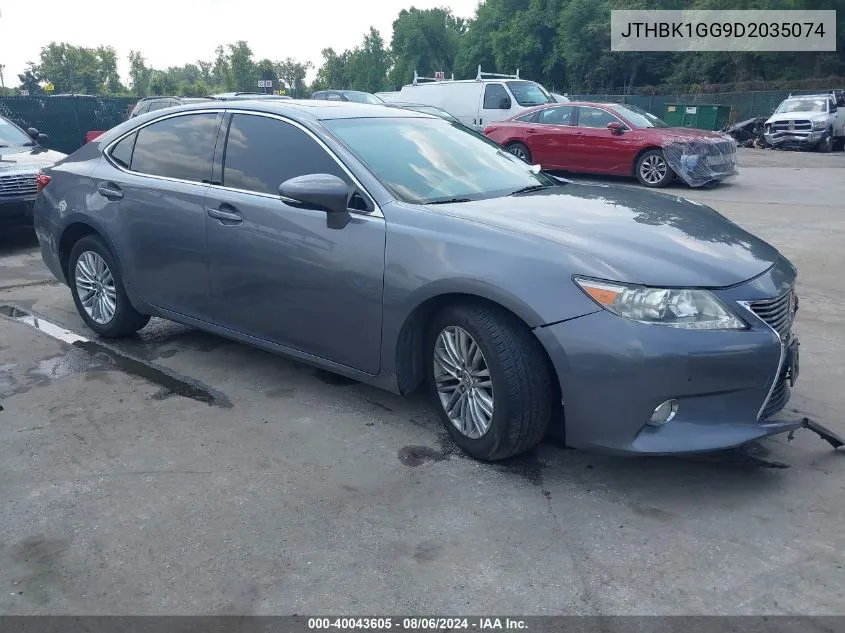 JTHBK1GG9D2035074 2013 Lexus Es 350