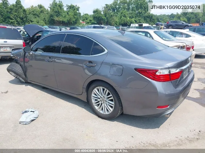 JTHBK1GG9D2035074 2013 Lexus Es 350