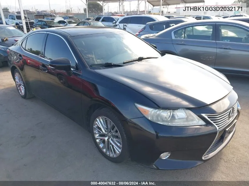 JTHBK1GG3D2032171 2013 Lexus Es 350