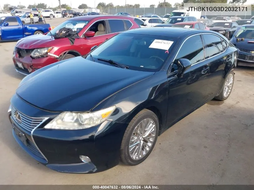 2013 Lexus Es 350 VIN: JTHBK1GG3D2032171 Lot: 40047632