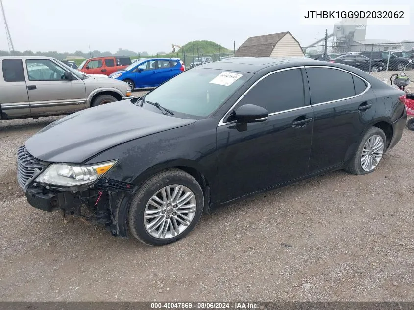 JTHBK1GG9D2032062 2013 Lexus Es 350