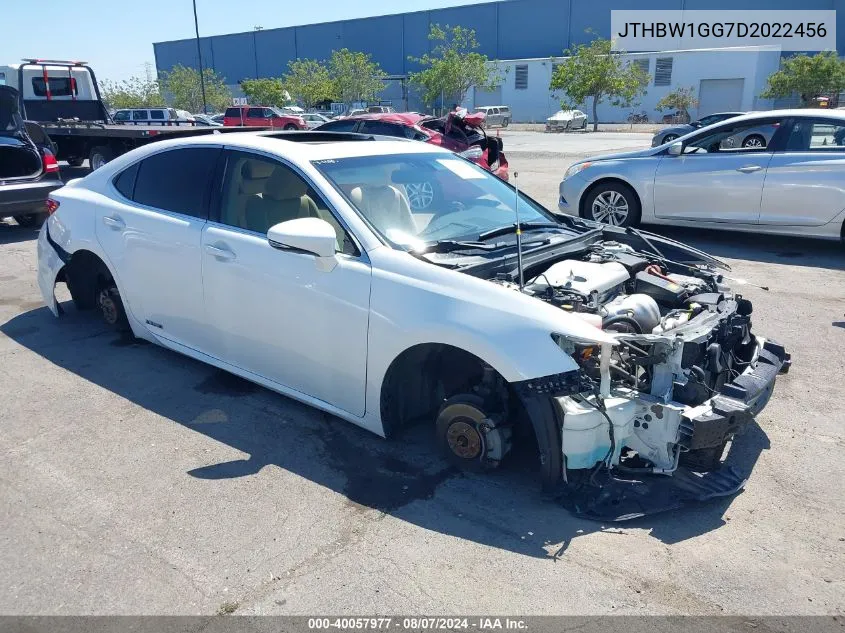 2013 Lexus Es 300H VIN: JTHBW1GG7D2022456 Lot: 40057977